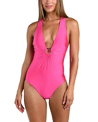 Sunshine 79 Solid V Plunge One Piece