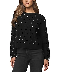 Splendid Demi Pearl Crewneck Sweater