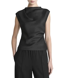 Vince Draped Cowlneck Top