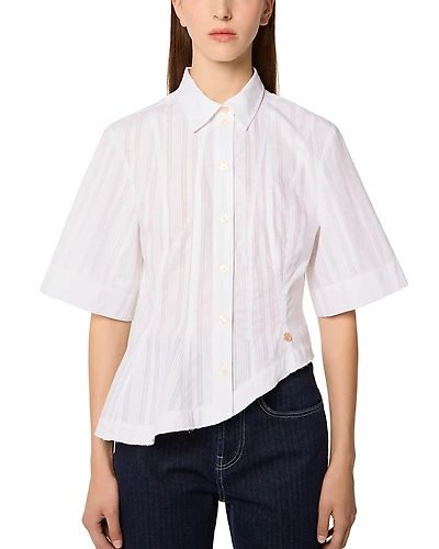 TRESSE Shirt with Asymmetric Cutout