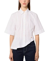 TRESSE Shirt with Asymmetric Cutout