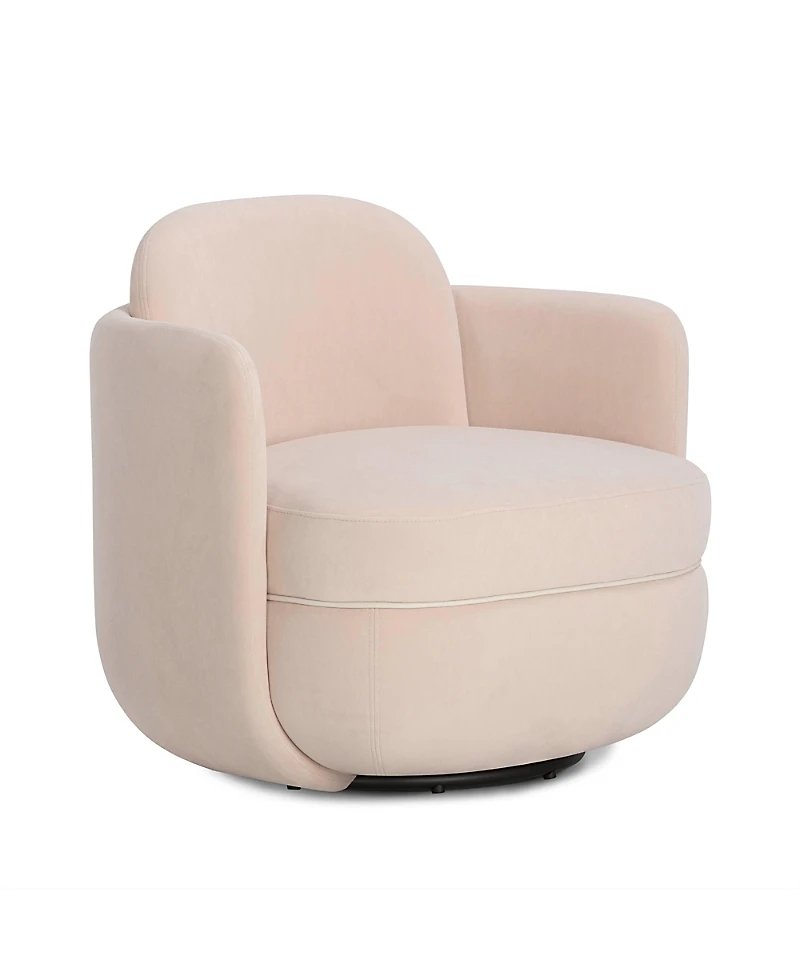 Tov Furniture Wolfie Velvet Swivel Chair