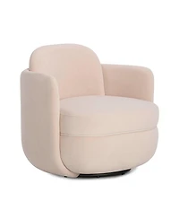 Tov Furniture Wolfie Velvet Swivel Chair