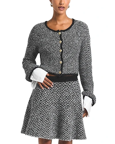 Derek Lam 10 Crosby Imogen Herringbone Mini Skirt