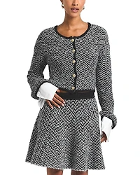 Derek Lam 10 Crosby Imogen Herringbone Mini Skirt