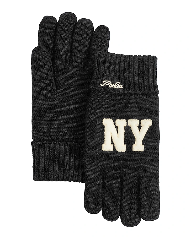 Polo Ralph Lauren Fleece Lined Polo Ny Gloves