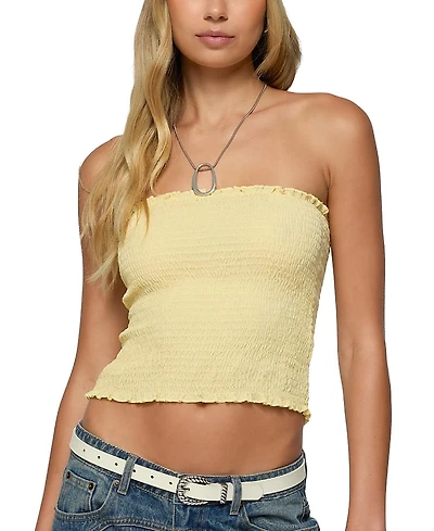 Edikted Emmet Strapless Scrunch Top