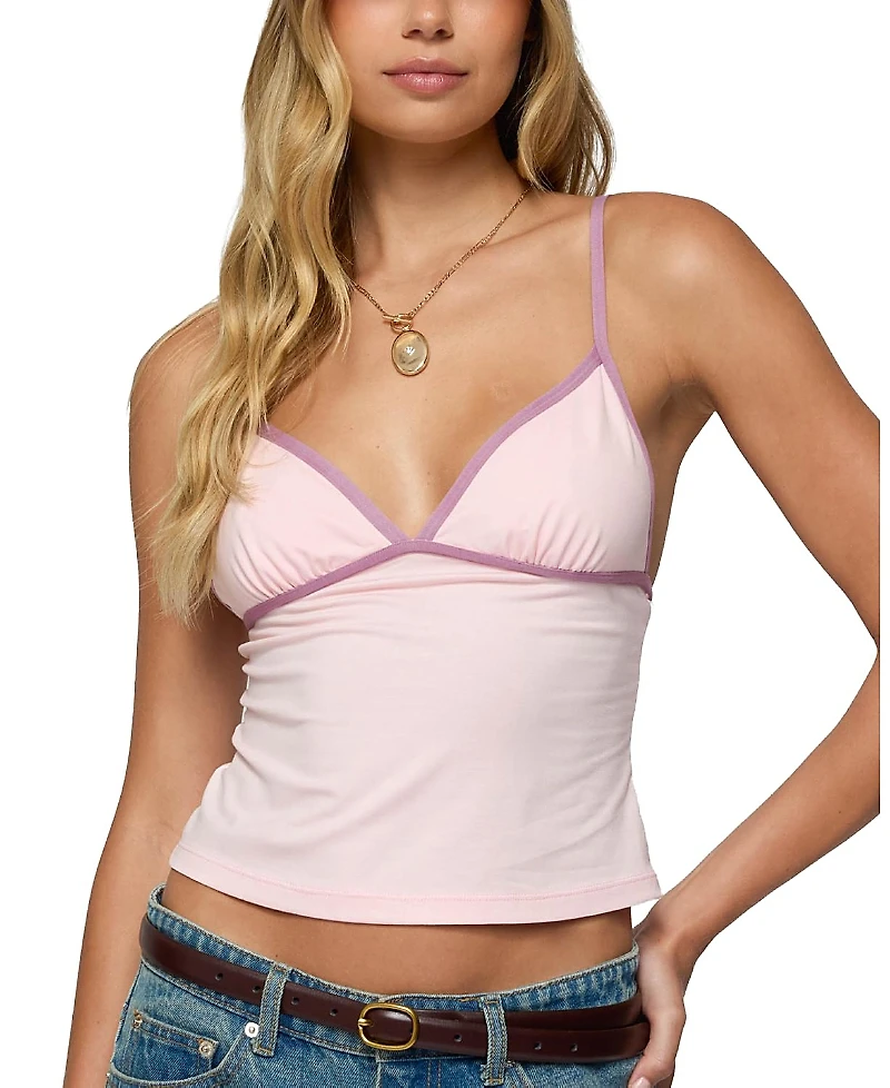 Edikted Leona Contrast Tank Top