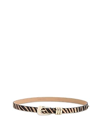 Ettika Women's Thin Tiger Print Belt