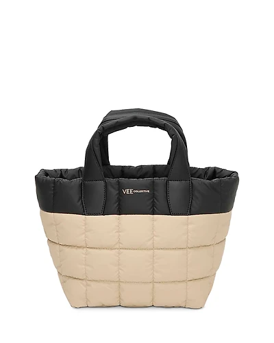 Vee Collective Porter Small Quilted Nylon Tote