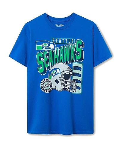 Junk Food Clothing Unisex Nfl Seattle Seahawks Checkdown Flea Market Tee
