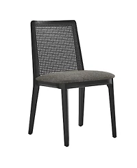 Modway Monarch Wood and Rattan Dining Side Chair