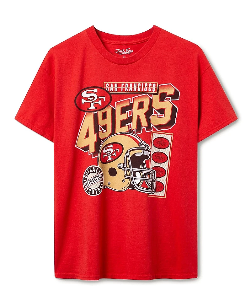 Junk Food Clothing Unisex Nfl San Francisco 49ers Checkdown Flea Market Tee