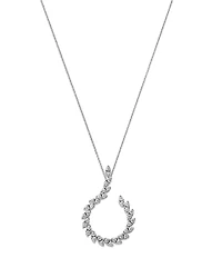 Roberto Coin Diamond Small Swirl Pendant Necklace