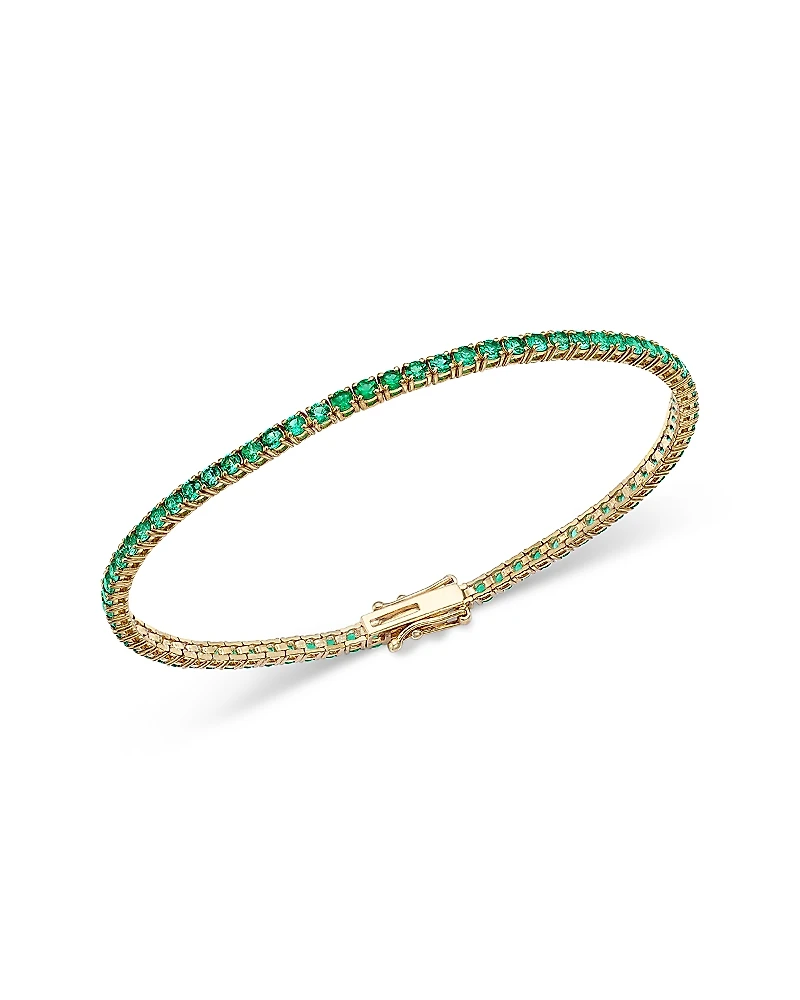 Bloomingdale's Fine Collection Emerald Ombre Bracelet