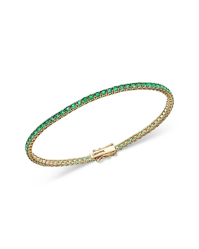 Bloomingdale's Fine Collection Emerald Ombre Bracelet