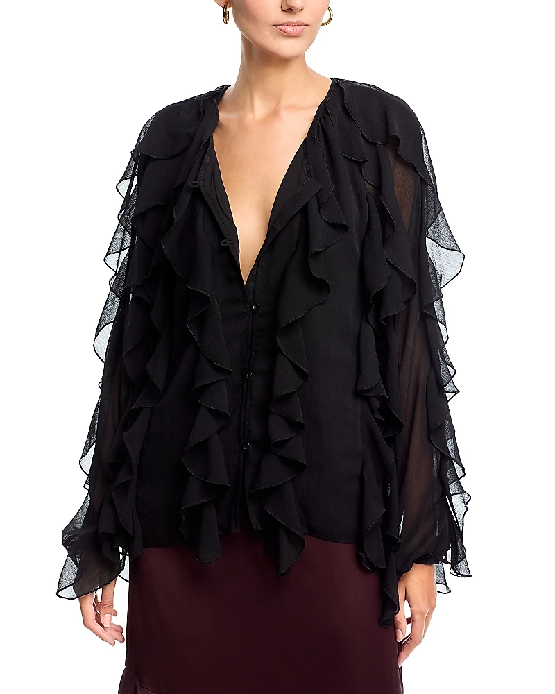 Area Stars Flyn Ruffle Blouse