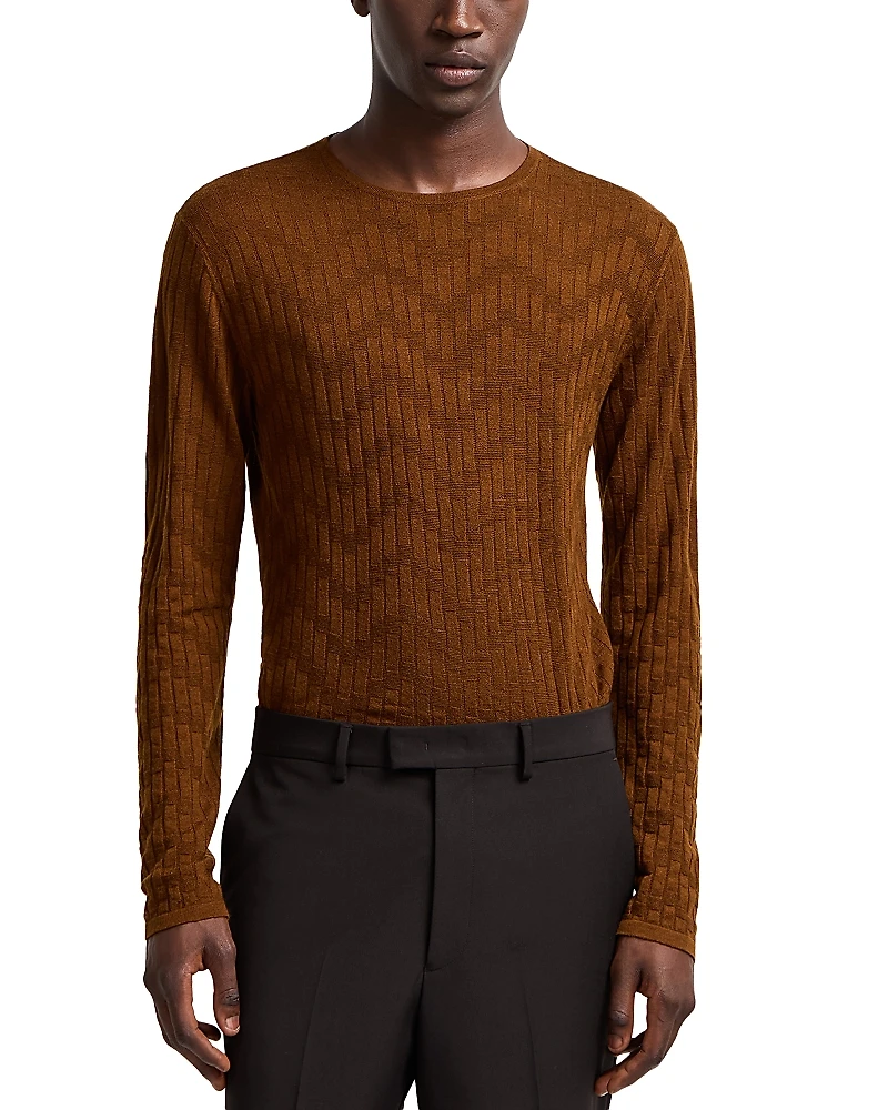 Emporio Arman Chevron Knit Sweater