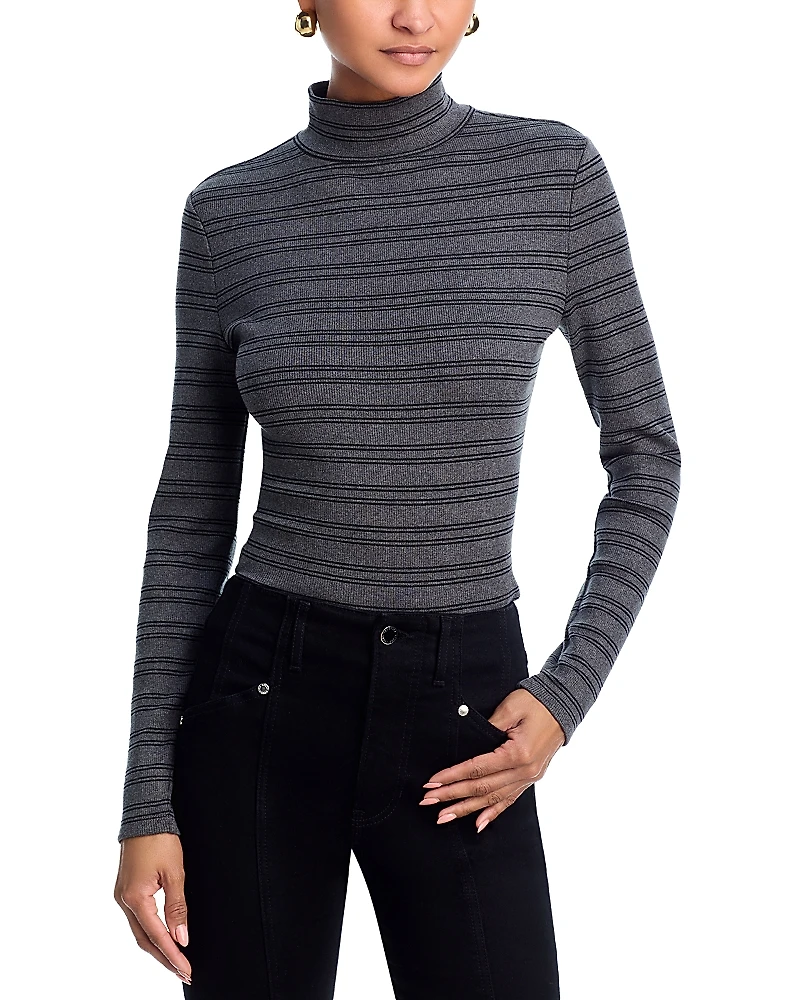 Veronica Beard Nate Stripe Long Sleeve Top
