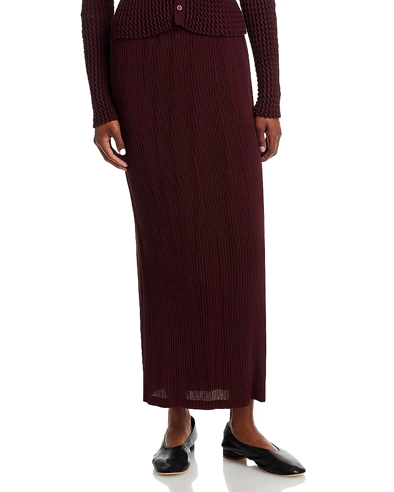 Issey Miyake Hatching Pleats Skirt