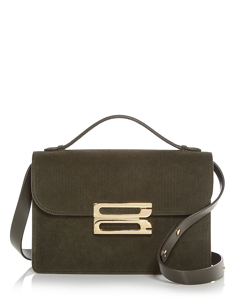 Victoria Beckham Dorian Suede Shoulder Bag