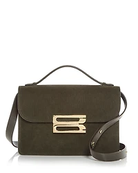 Victoria Beckham Dorian Suede Shoulder Bag