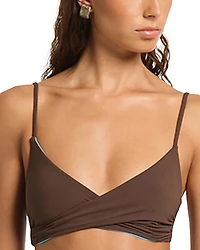 bond-eye Amira Cross Front Bikini Top