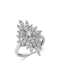 Bloomingdale's Fine Collection Diamond Retro Chic Starburst Statement Ring