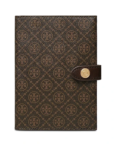 Tory Burch T Monogram Coated Canvas Passport Case
