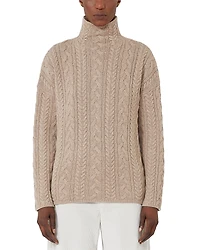 Max Mara Genova Beige Wool Cashmere Sweater
