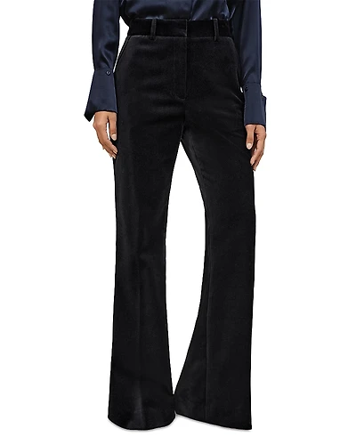 Reiss Verda Velvet Flare Trousers