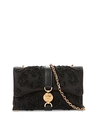 Versace Kleio Beaded Satin Shoulder Bag