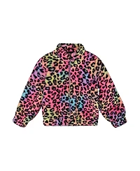 Deux par Girls' Faux Fur Zipped Jacket - Big Kid