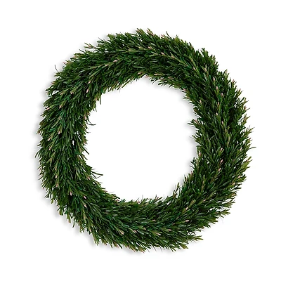 Nearly Natural 24 Uv Resistant Rosemary Artificial Wreath (Indoor/Outdoor)