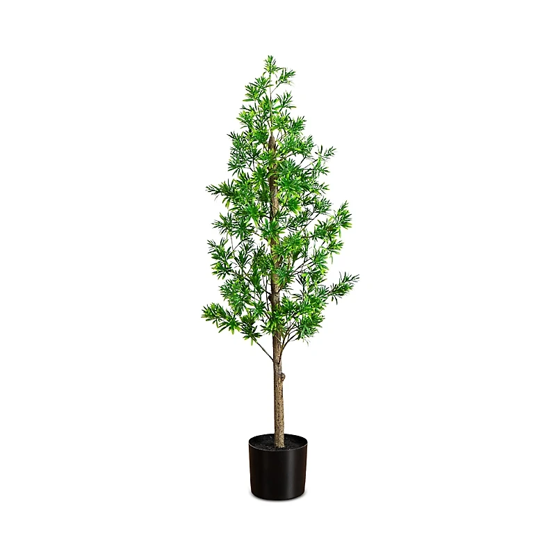 Nearly Natural 4' Uv Artificial Podocarpus Tree (Indoor/Outdoor)