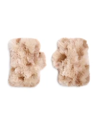 Surell Faux Fur Fingerless Mittens