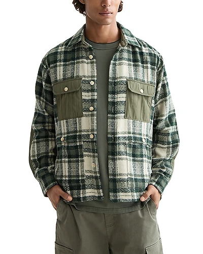Scotch & Soda Relaxed Fit Button Front Shirt Jacket
