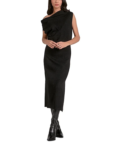 Elan Off Shoulder Sweater Dress