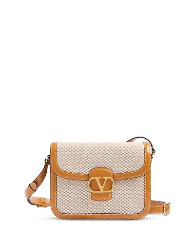 Valentino Garavani VLogo 9To5 Canvas Shoulder Bag
