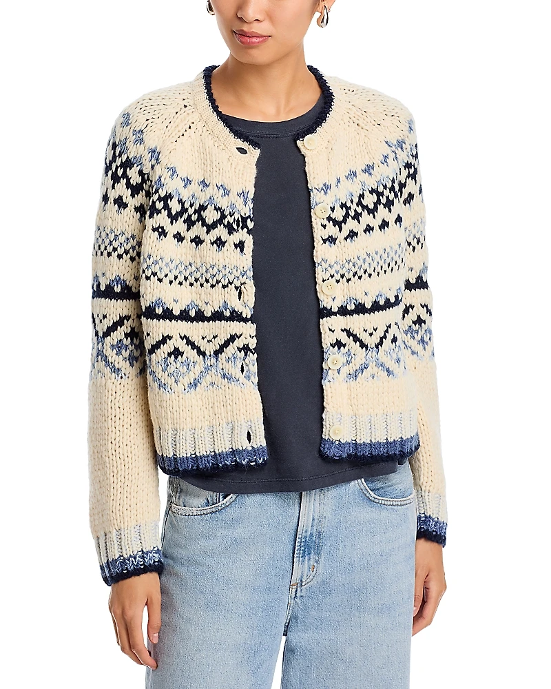 Velvet by Graham & Spencer Fair Isle Cardigan