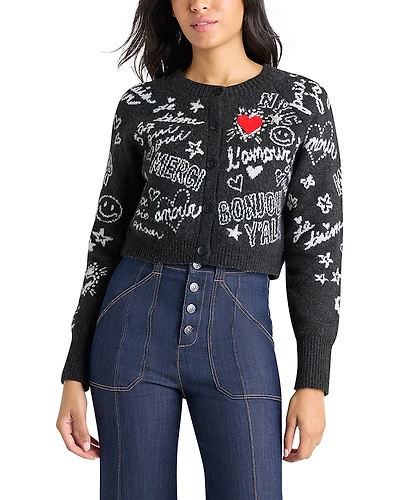 Cinq a Sept Love Doodles Millie Sweater