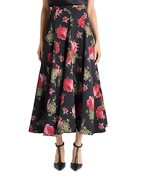 Cinq a Sept Hilda Baroque Roses Skirt
