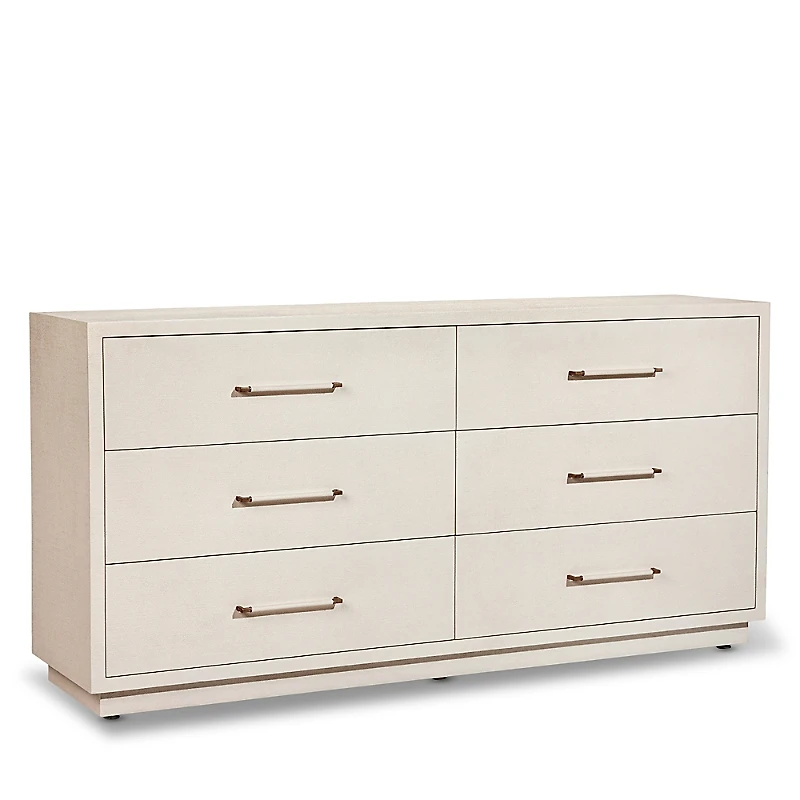 Interlude Home Taylor 6 Drawer Chest - Sand