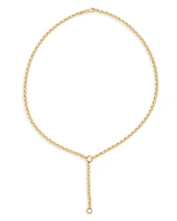 Adina Reyter 14K Yellow Gold Rolo Link Chain Lariat Necklace, 18