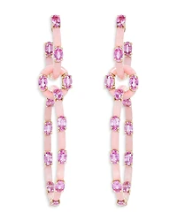 Etho Maria Dolce Pink Opal & Sapphire Earrings