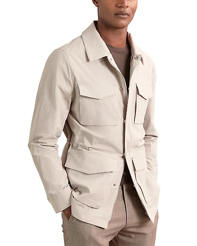 Reiss Bryson Vest Insert Four Pocket Safari Jacket