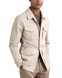Reiss Bryson Vest Insert Four Pocket Safari Jacket