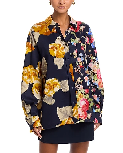 Essentiel Antwerp Floral Button Front Shirt