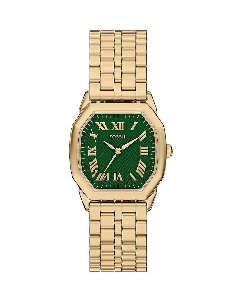 Fossil Harlow Three-Hand Gold-Tone Stainless Steel Watch, 32mm