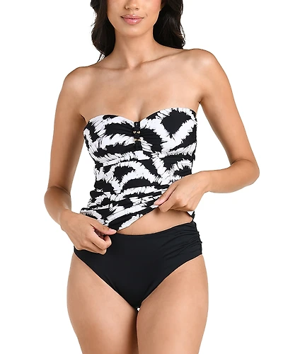 La Blanca Shadows Bandeau Tankini